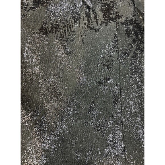 Hoss Introqia Anthropologie Made in Spain Jacket Silver Jacquard Size 36 Bow - Picture 14 of 15